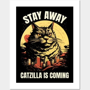 Catzilla Posters and Art